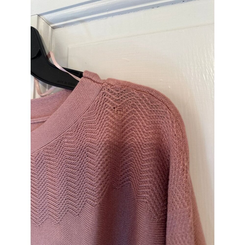 Melissa Paige Dusty Rose Sweater size M NWT - Picture 4 of 4
